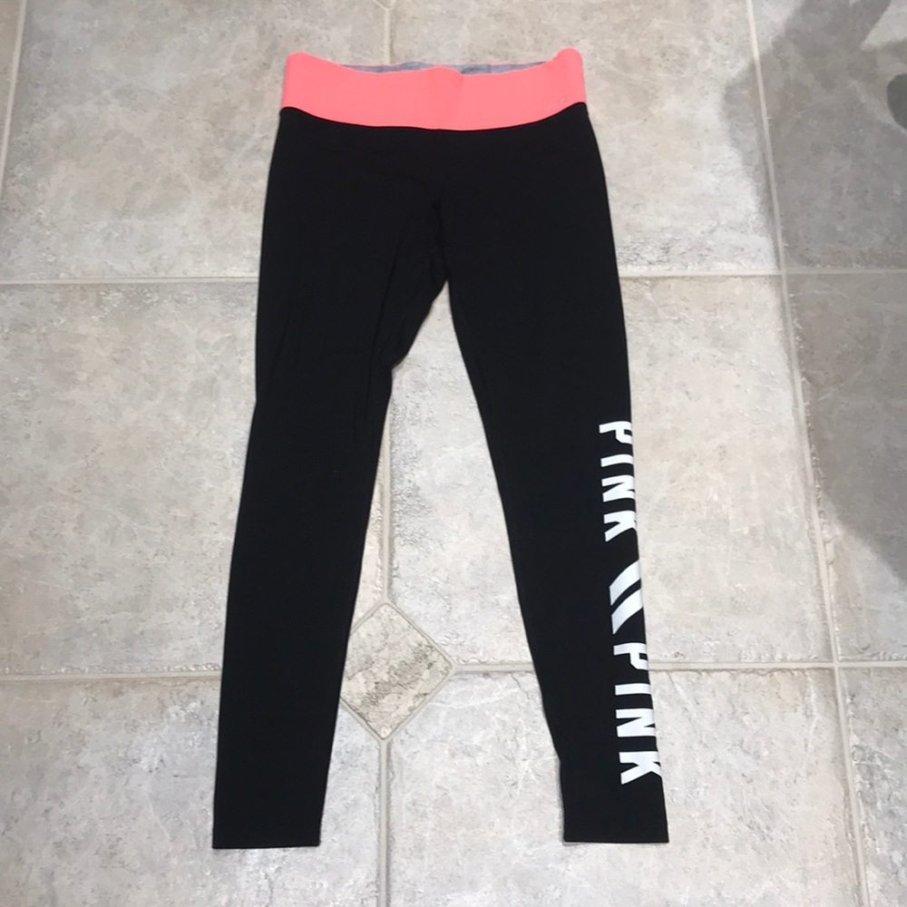 Pink reversible leggings
